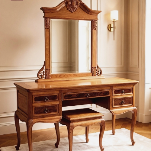 Bàn phấn Royal Heritage Gỗ Gõ Đỏ
