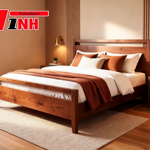 GIƯỜNG 1.8M SINGAPOR GÕ GÕ ĐỎ