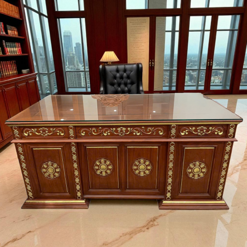 Bàn Hoa Mai Mạ Vàng