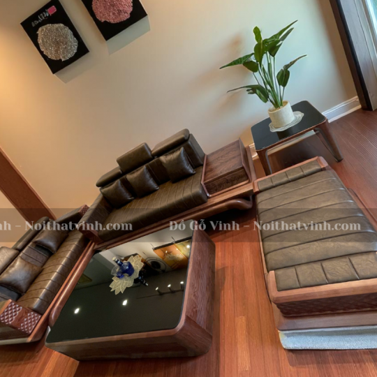 Bộ Salon Tay Trám Lưng Nệm Carola