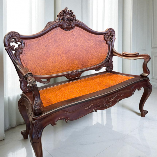 Bộ Louis 9 Món VIP Cẩm Lai - Nu Gõ Đỏ