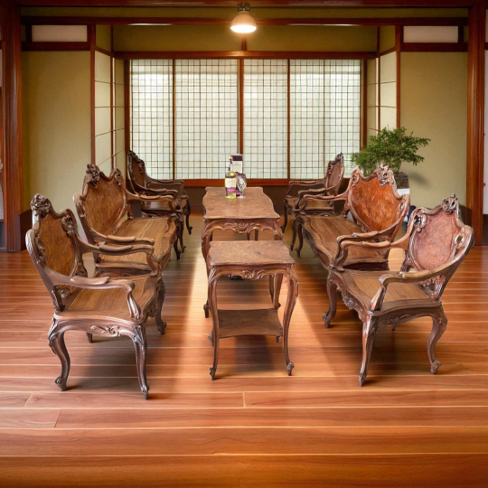 Bộ Ghế Louis VIP 9 Món