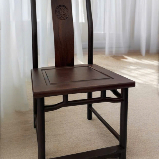 Bàn Ăn Chân Cong - 8 Ghế Sừng Trâu 